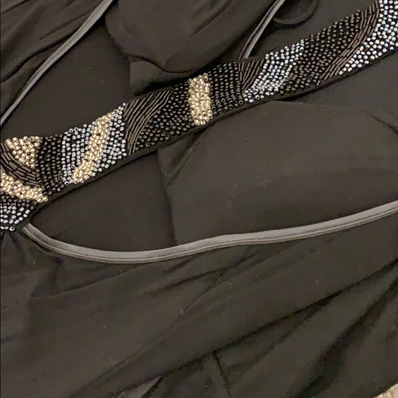 Gorgeous Black Guess Beaded & Twisted Strap Racerback Dress - Picture 14 of 15